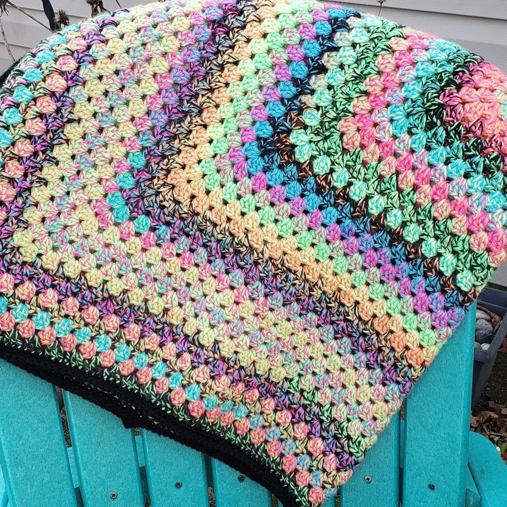 Handmade Granny Stich blanket